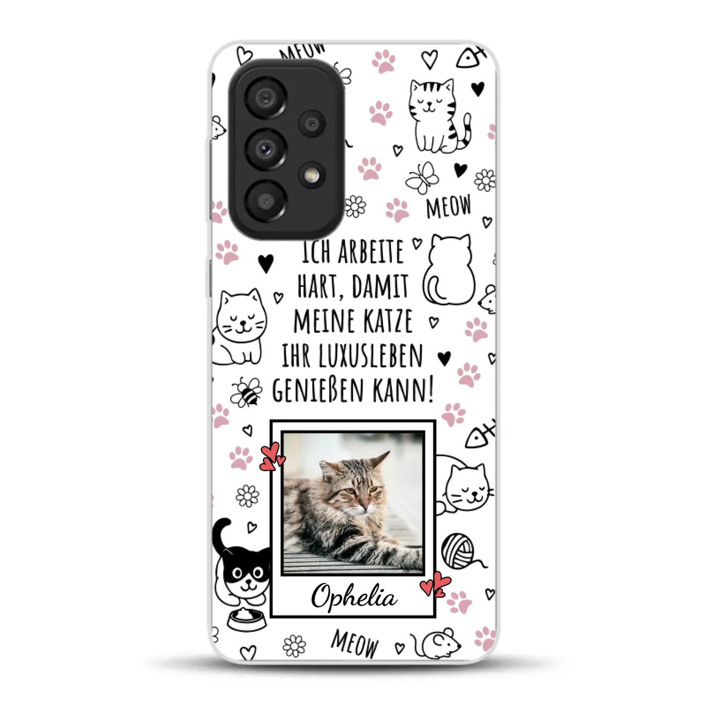 Luxuskatze - Individuelle Handyhülle für Samsung