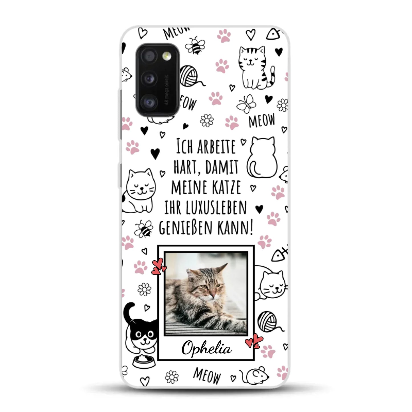 Luxuskatze - Individuelle Handyhülle für Samsung