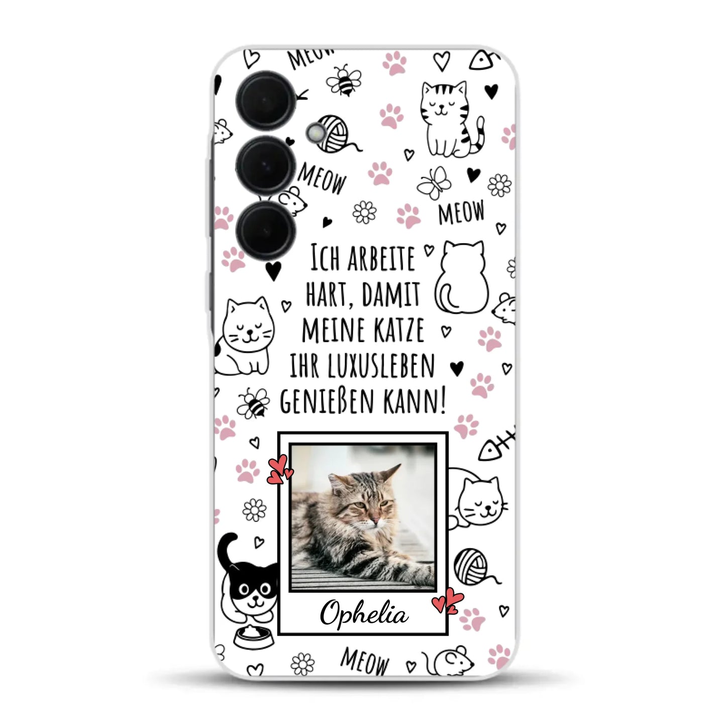 Luxuskatze - Individuelle Handyhülle für Samsung