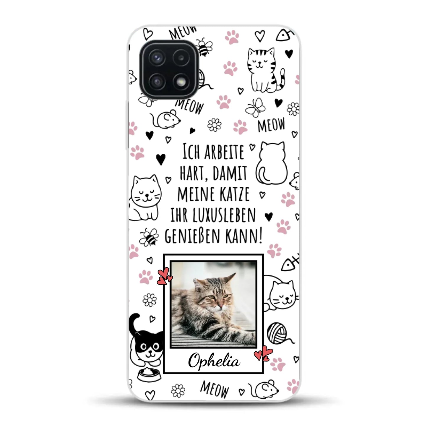 Luxuskatze - Individuelle Handyhülle für Samsung