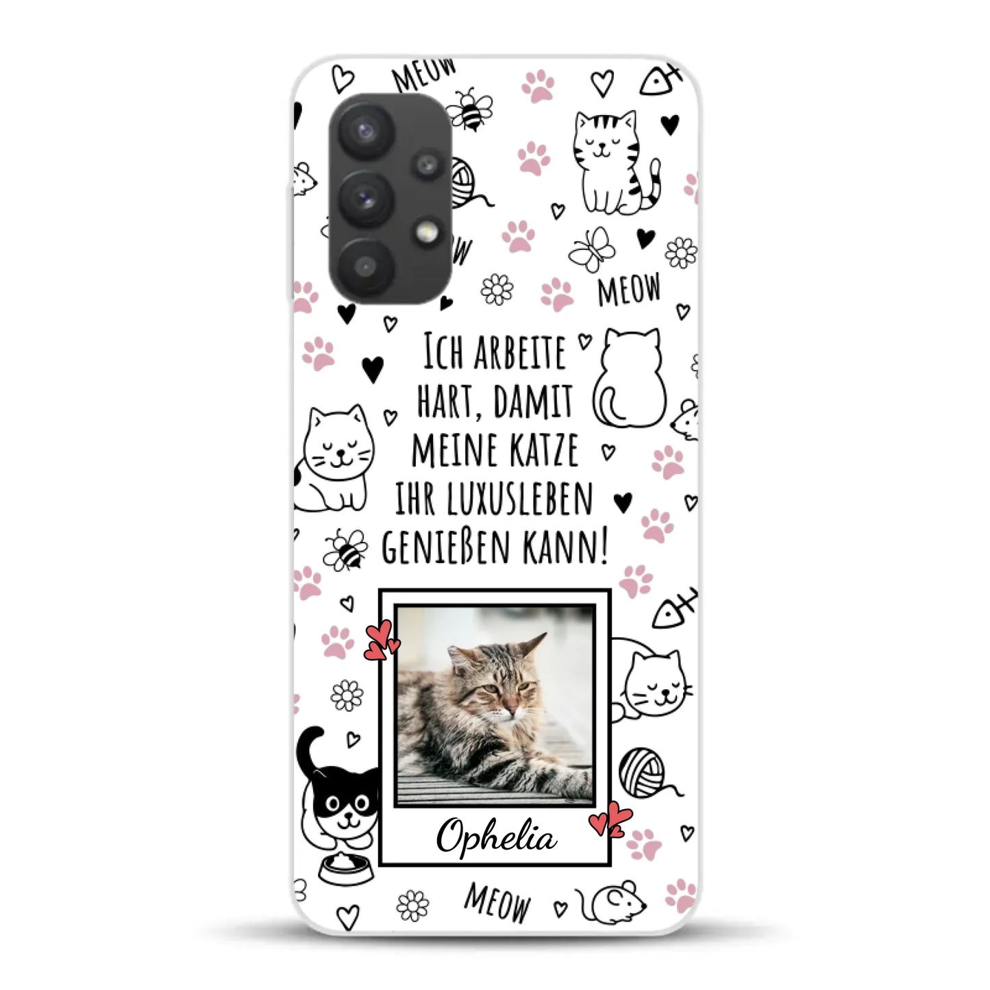 Luxuskatze - Individuelle Handyhülle für Samsung