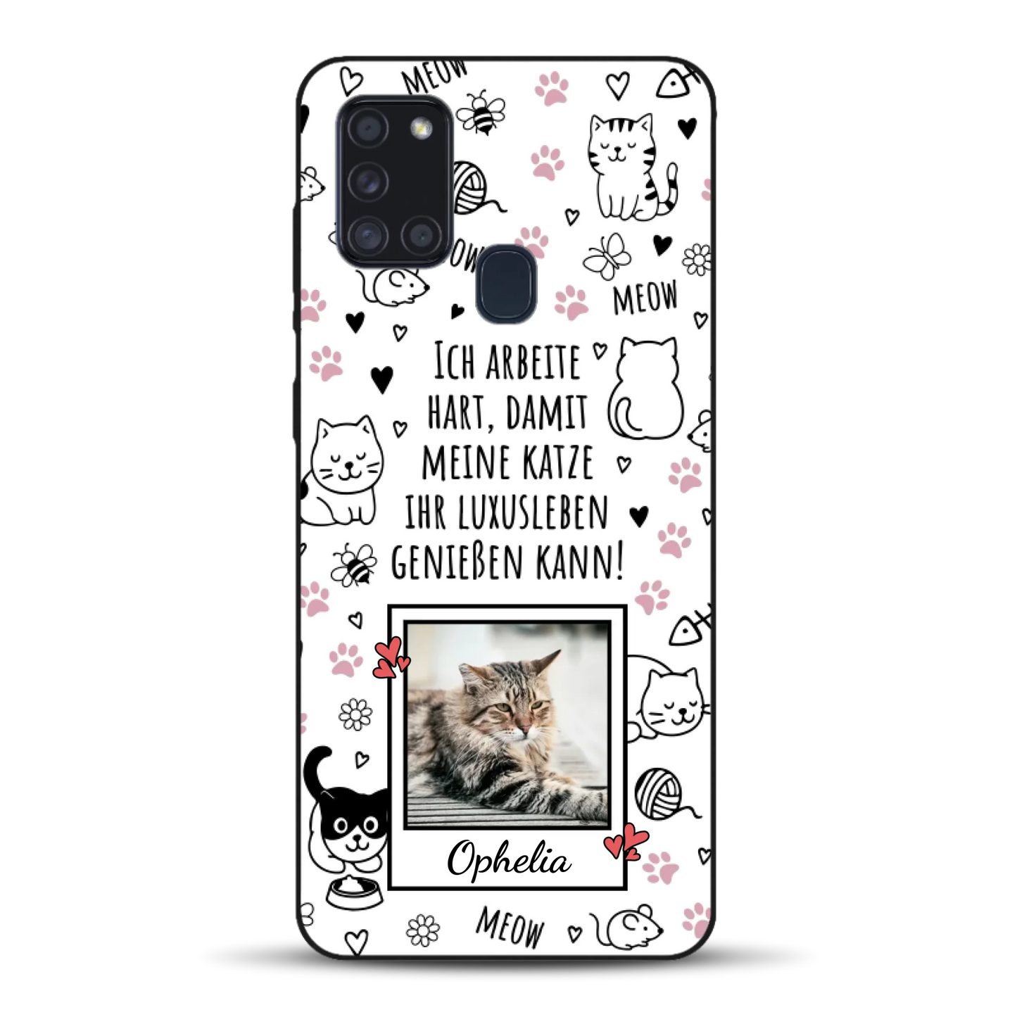 Luxuskatze - Individuelle Handyhülle für Samsung