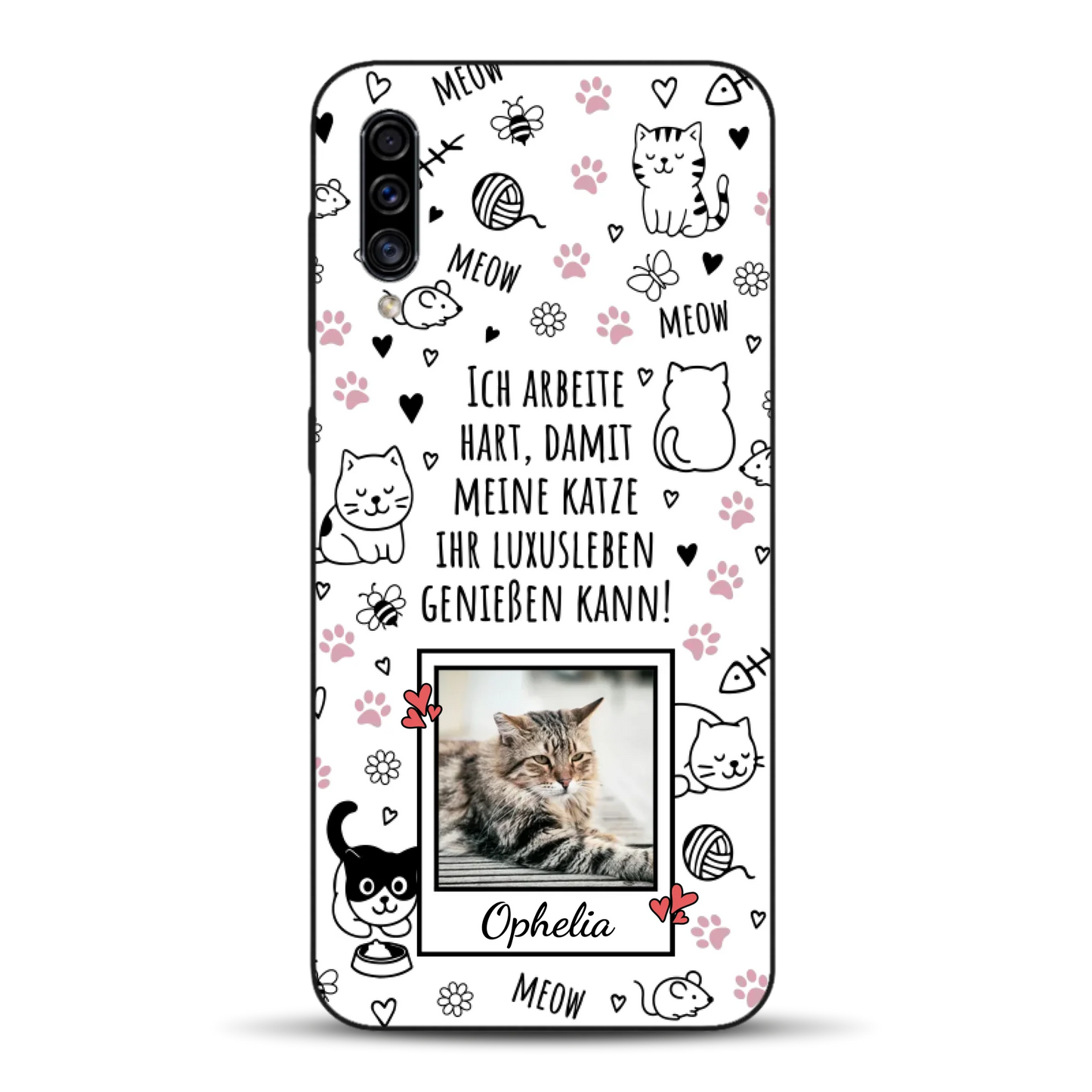 Luxuskatze - Individuelle Handyhülle für Samsung