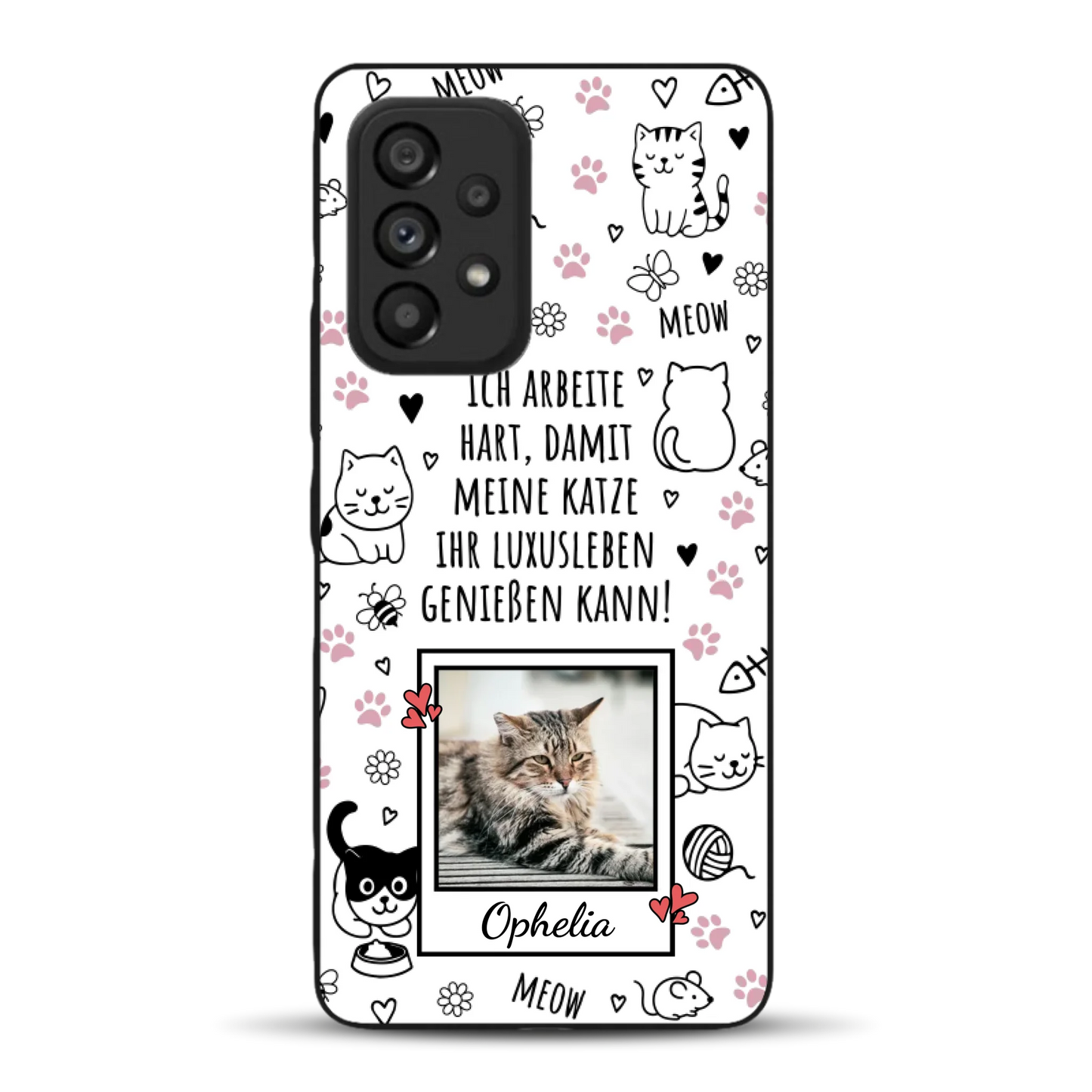 Luxuskatze - Individuelle Handyhülle für Samsung