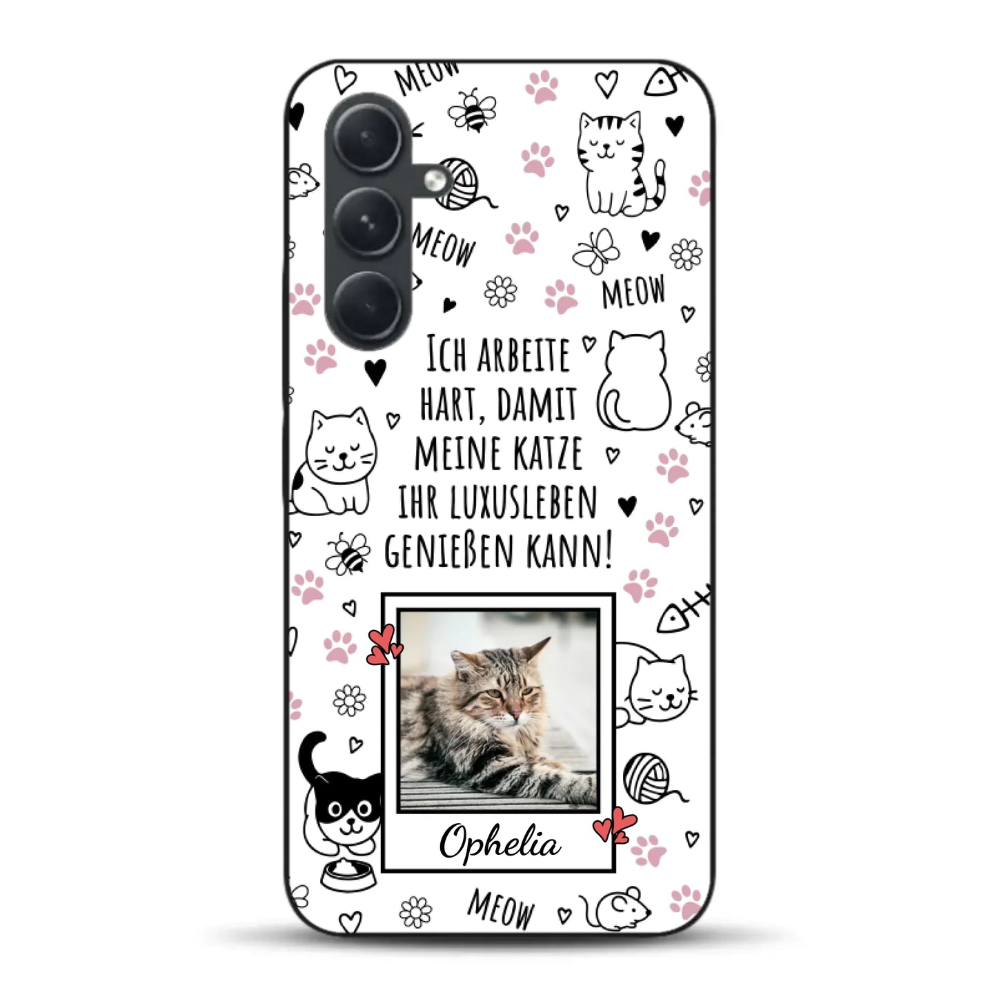 Luxuskatze - Individuelle Handyhülle für Samsung