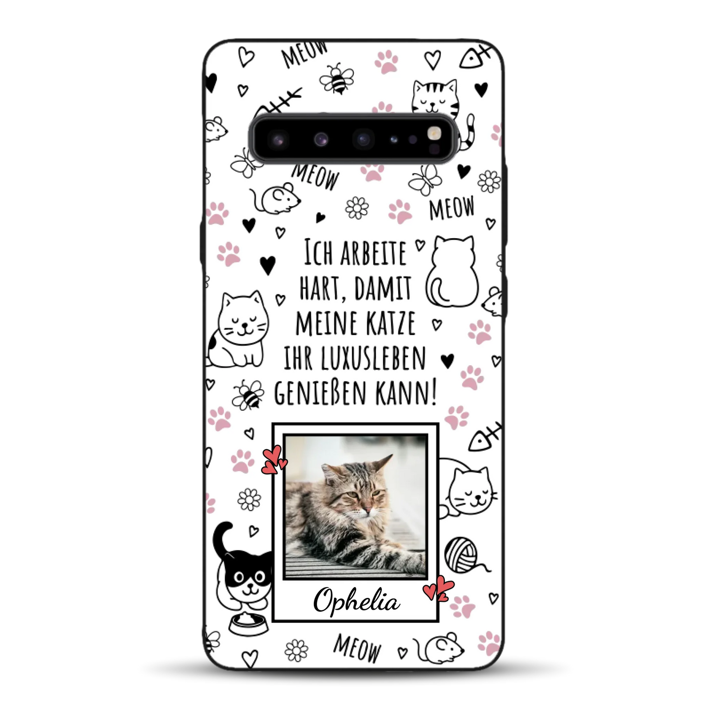 Luxuskatze - Individuelle Handyhülle für Samsung