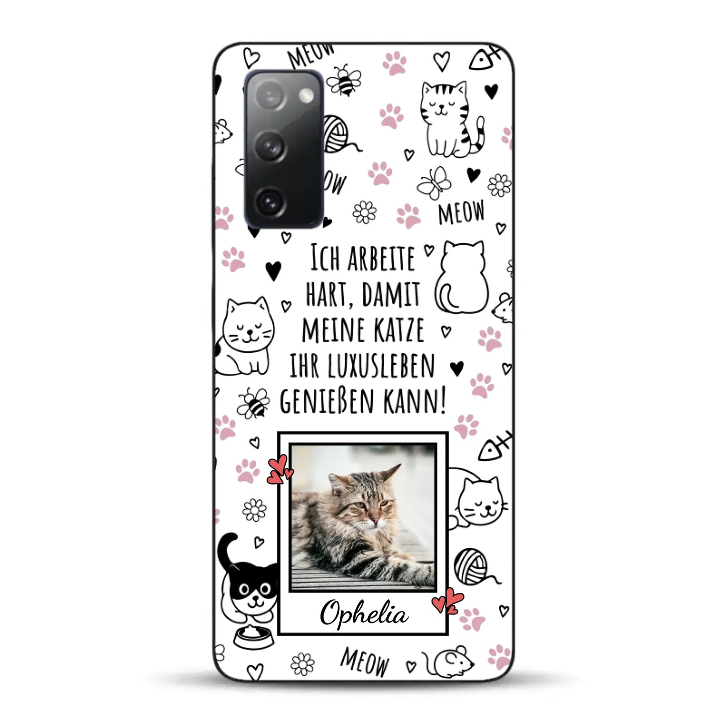 Luxuskatze - Individuelle Handyhülle für Samsung