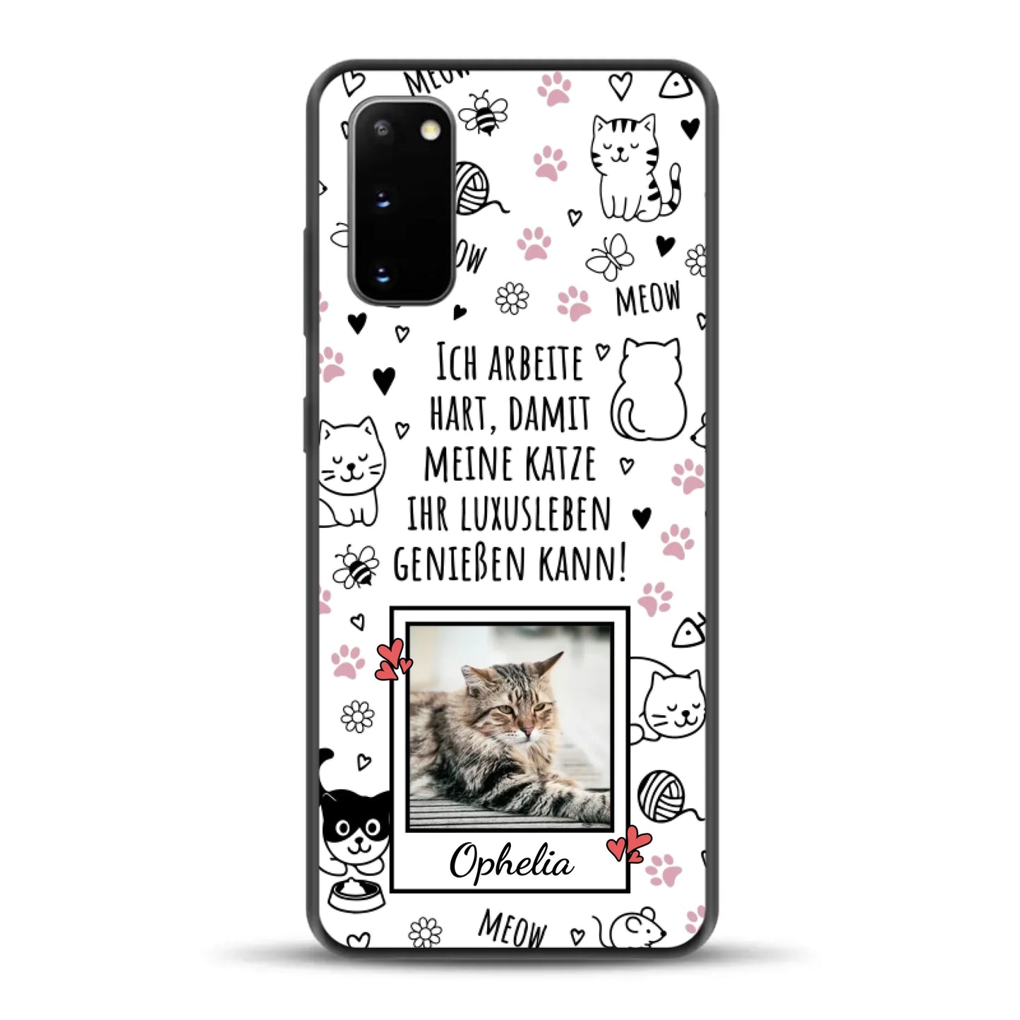 Luxuskatze - Individuelle Handyhülle für Samsung