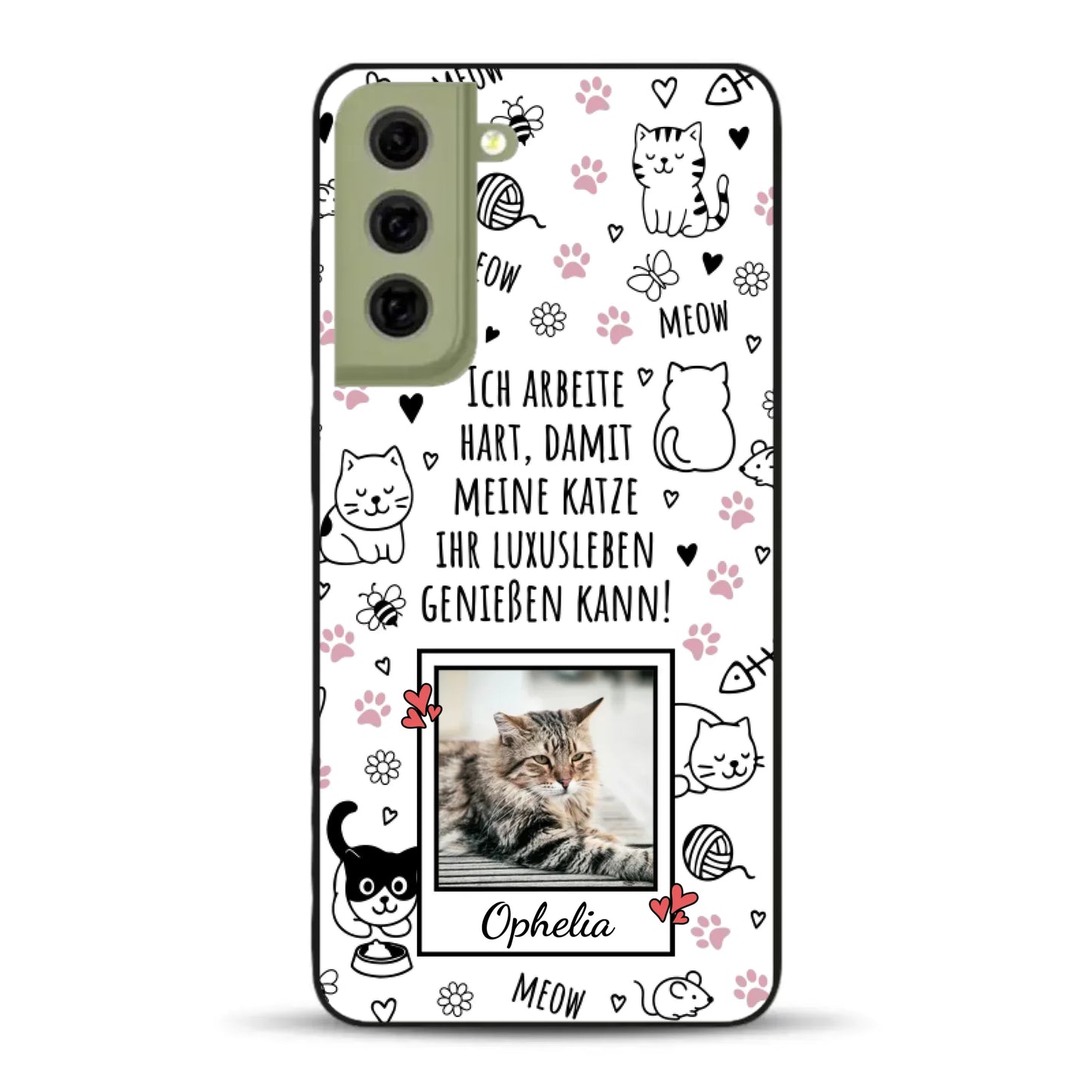 Luxuskatze - Individuelle Handyhülle für Samsung