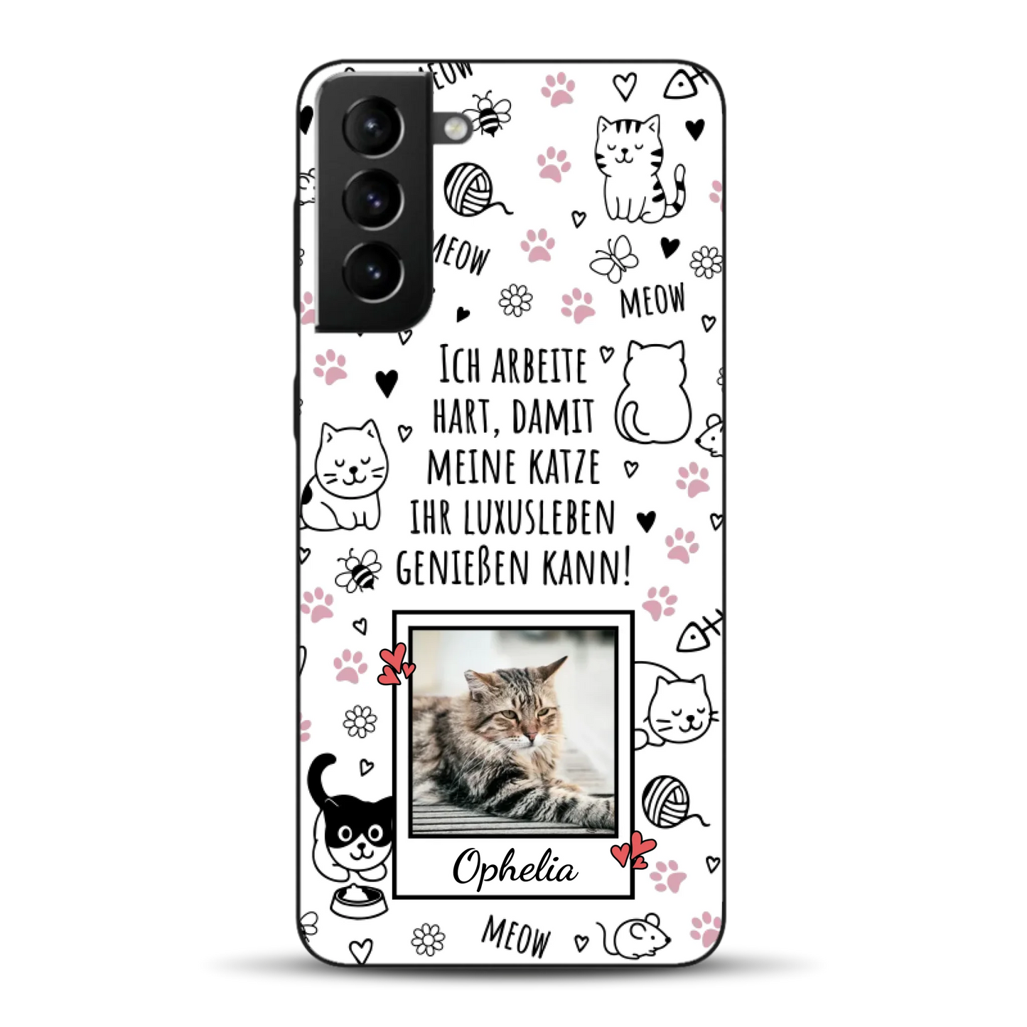 Luxuskatze - Individuelle Handyhülle für Samsung