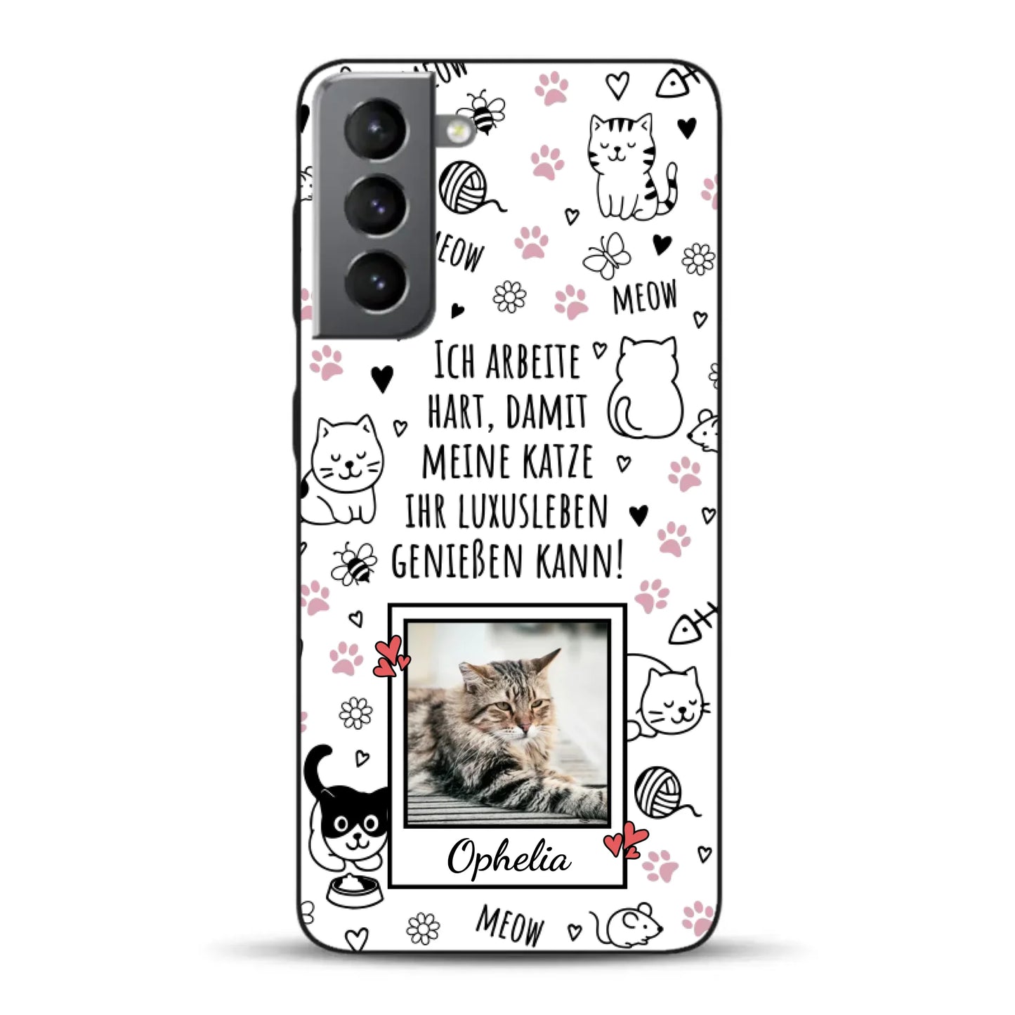 Luxuskatze - Individuelle Handyhülle für Samsung