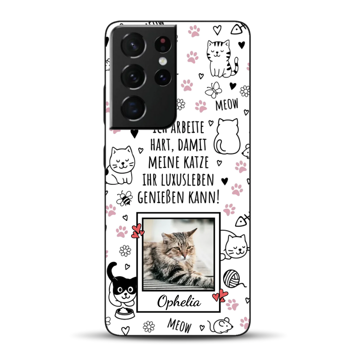Luxuskatze - Individuelle Handyhülle für Samsung