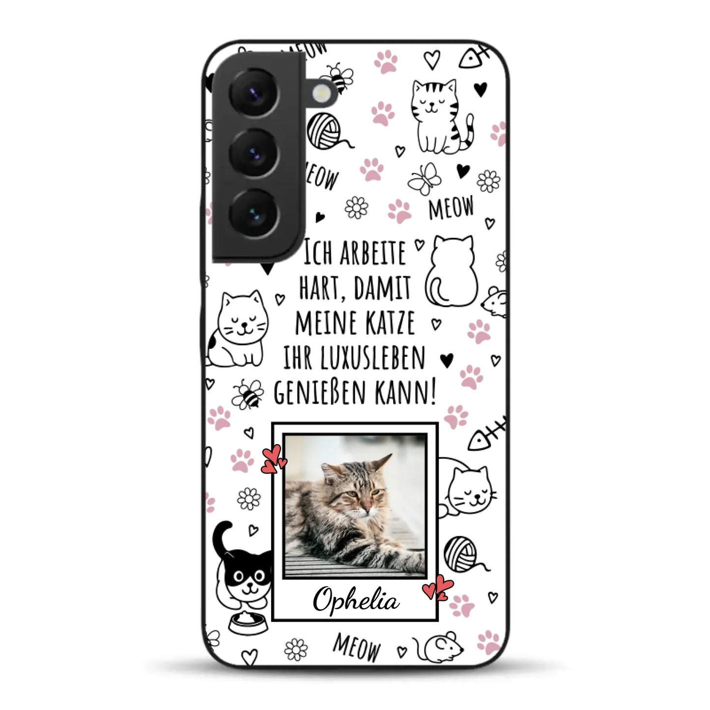 Luxuskatze - Individuelle Handyhülle für Samsung
