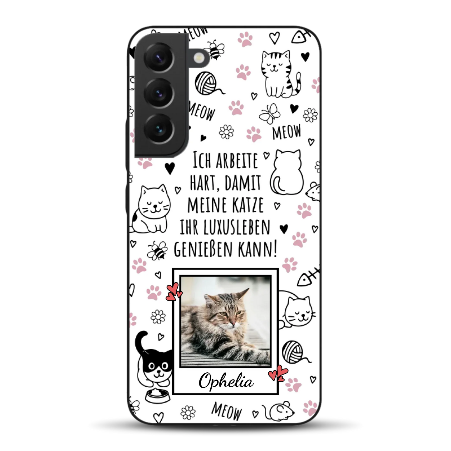 Luxuskatze - Individuelle Handyhülle für Samsung
