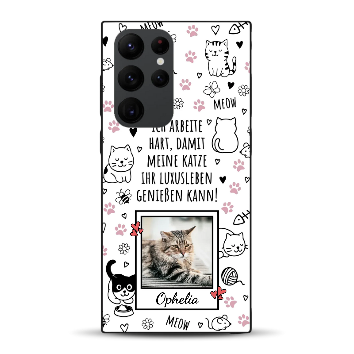 Luxuskatze - Individuelle Handyhülle für Samsung
