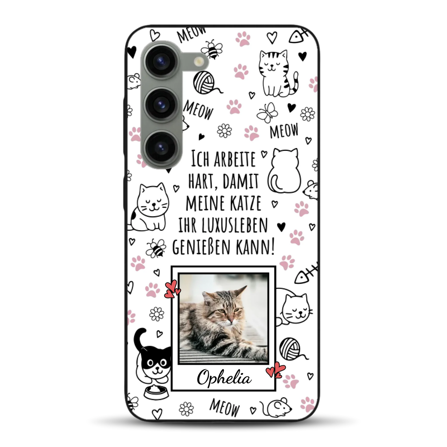 Luxuskatze - Individuelle Handyhülle für Samsung