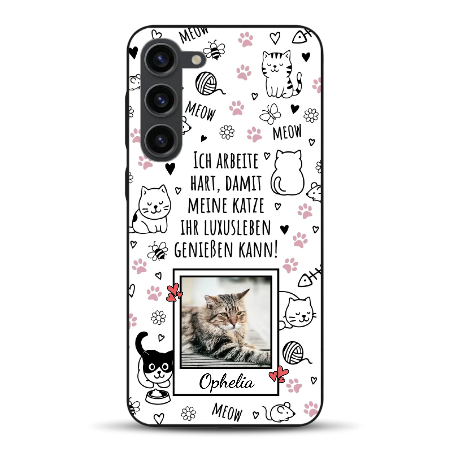 Luxuskatze - Individuelle Handyhülle für Samsung