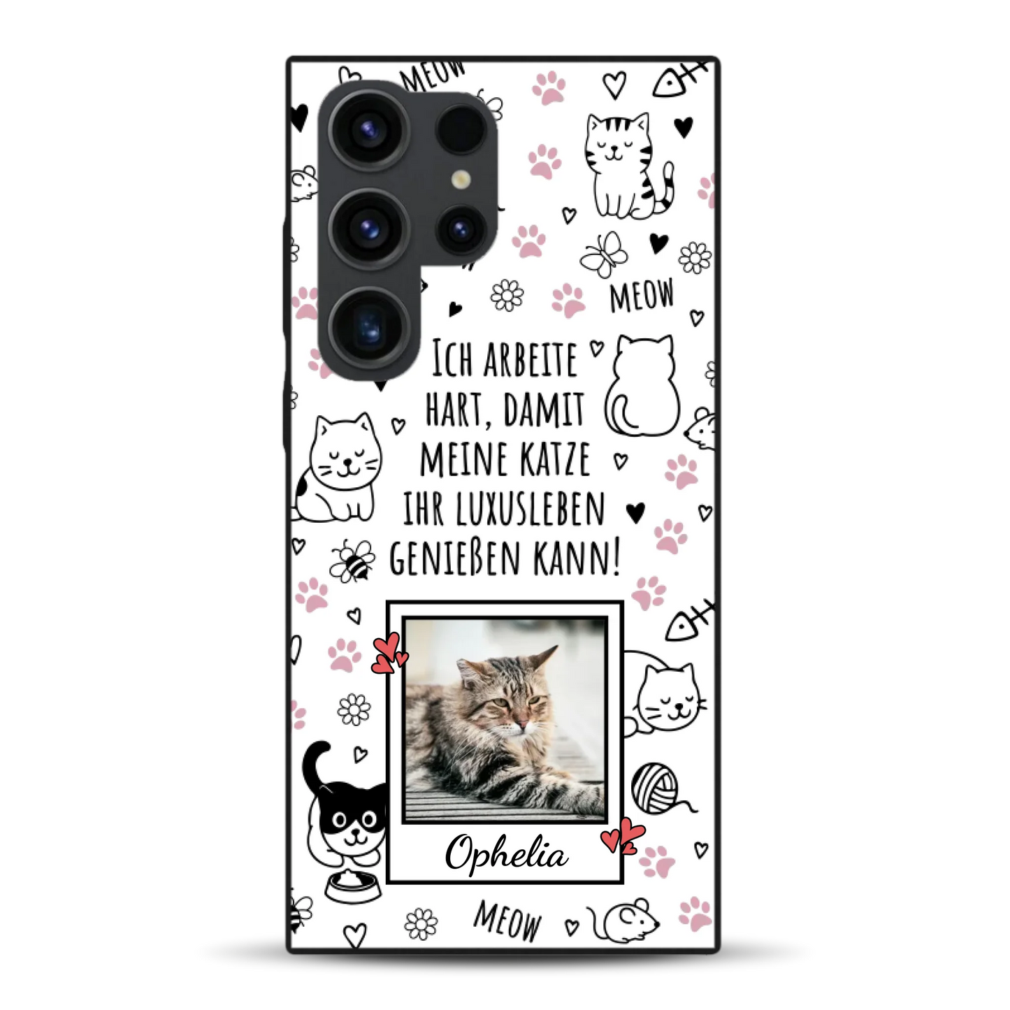 Luxuskatze - Individuelle Handyhülle für Samsung