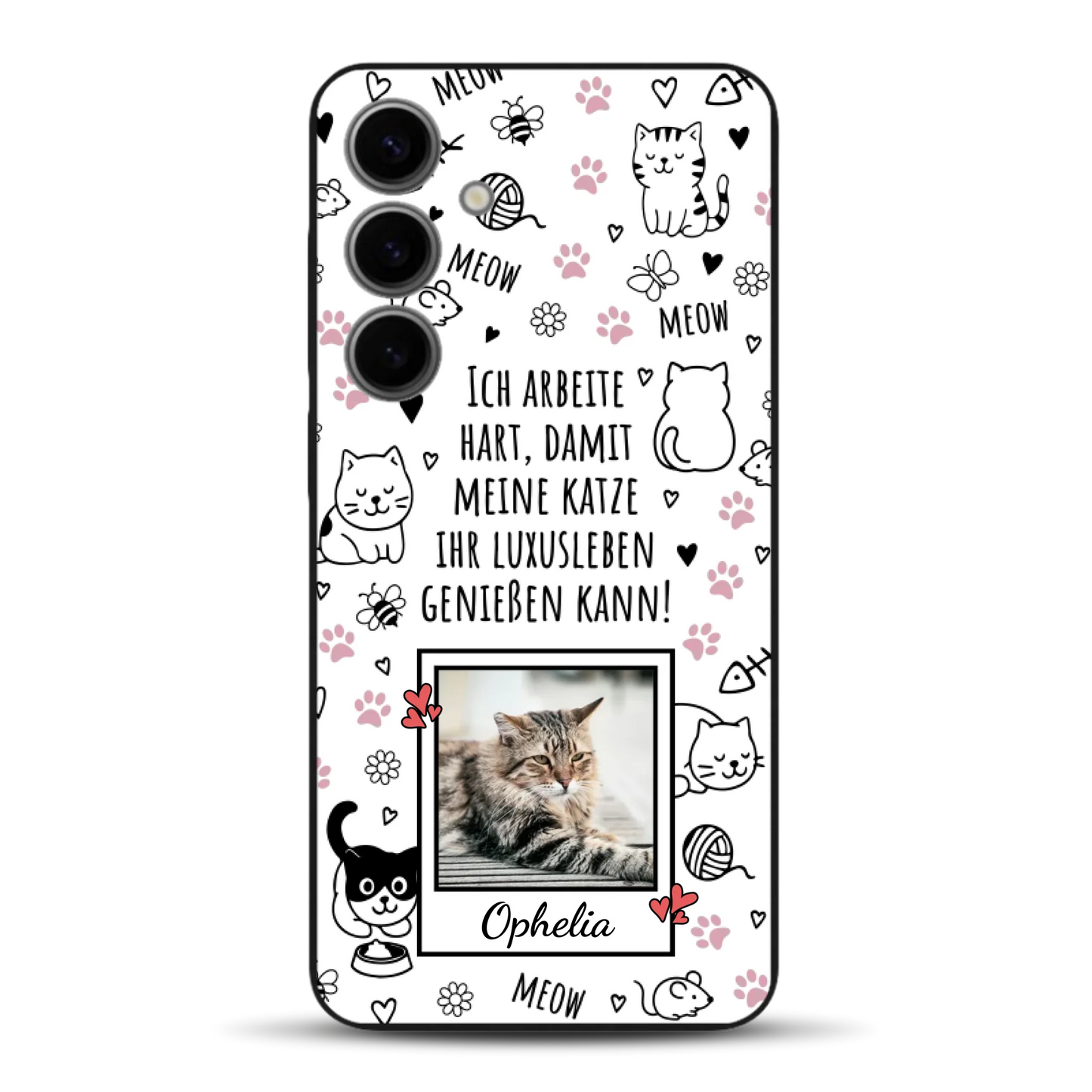 Luxuskatze - Individuelle Handyhülle für Samsung