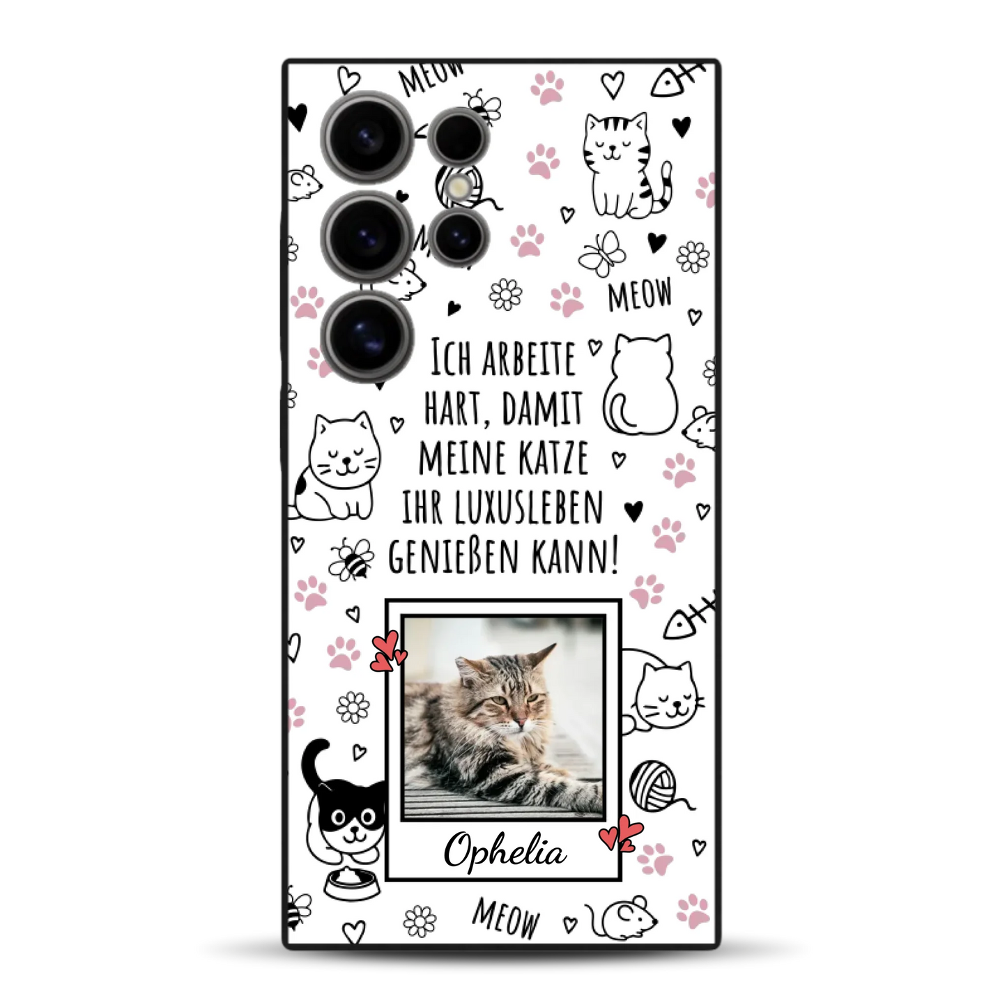 Luxuskatze - Individuelle Handyhülle für Samsung
