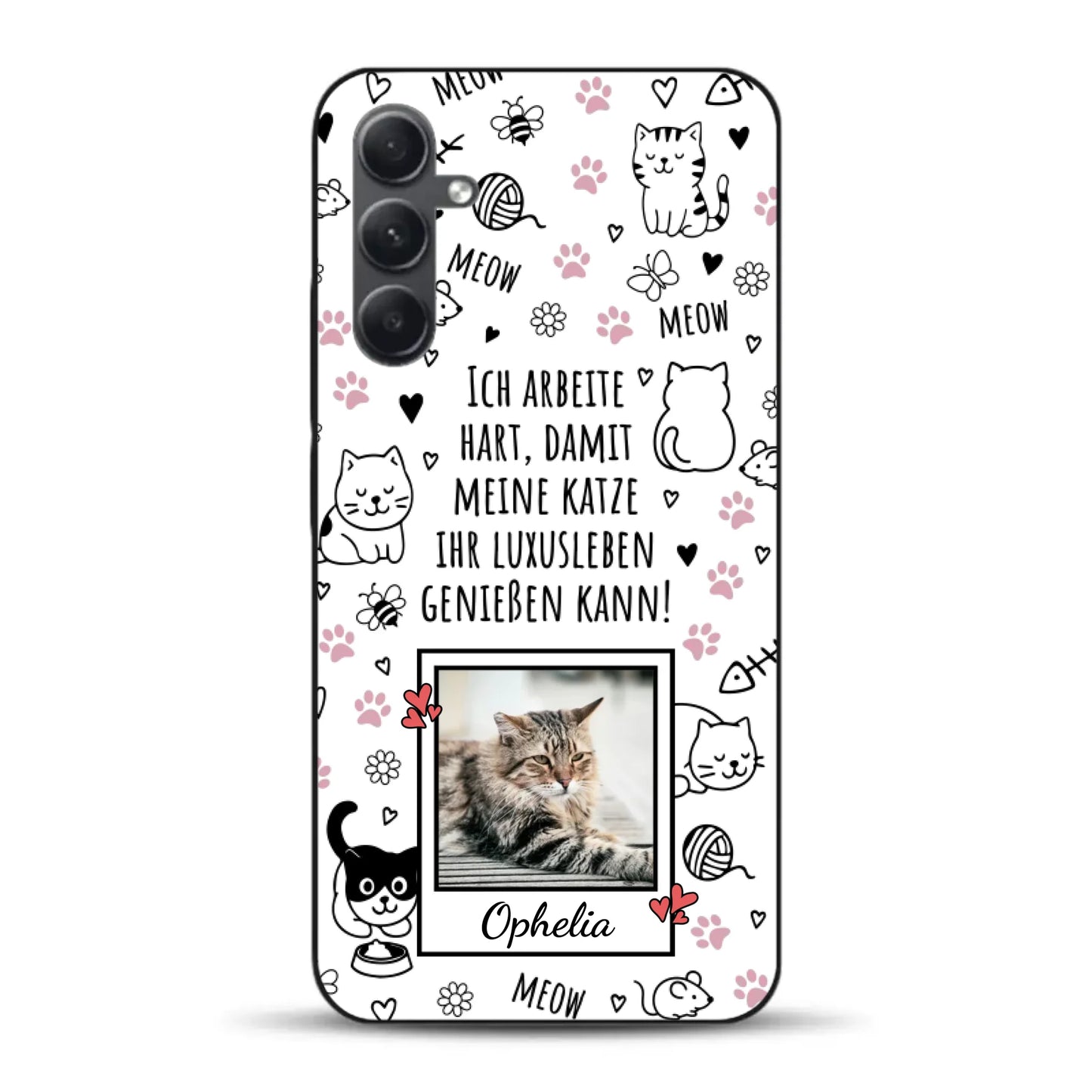 Luxuskatze - Individuelle Handyhülle für Samsung