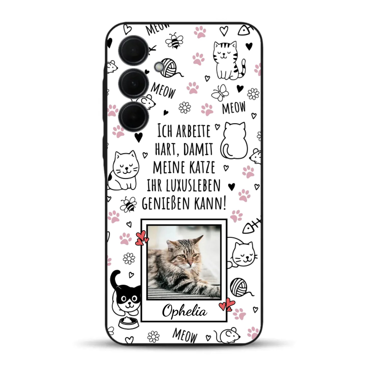 Luxuskatze - Individuelle Handyhülle für Samsung
