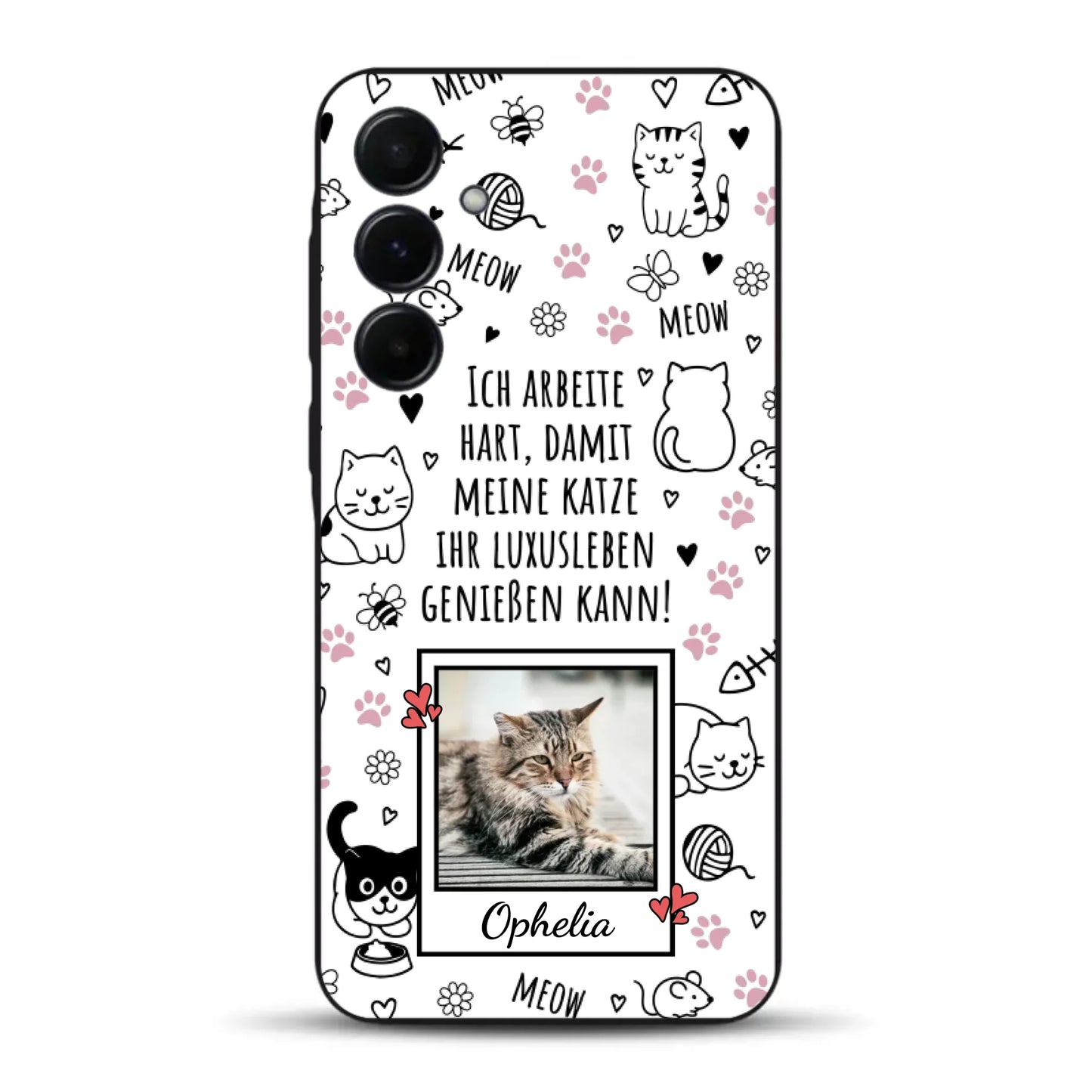 Luxuskatze - Individuelle Handyhülle für Samsung