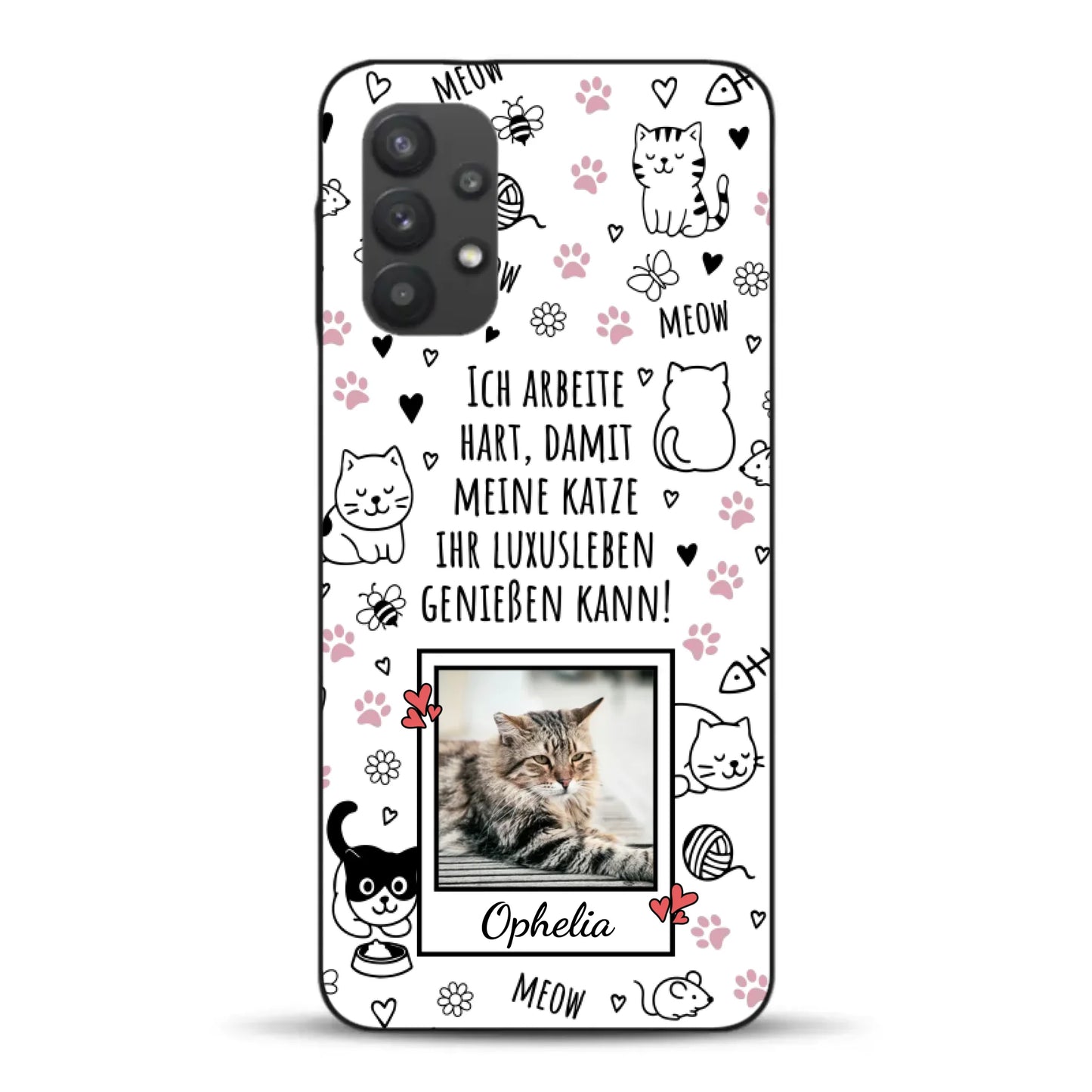 Luxuskatze - Individuelle Handyhülle für Samsung