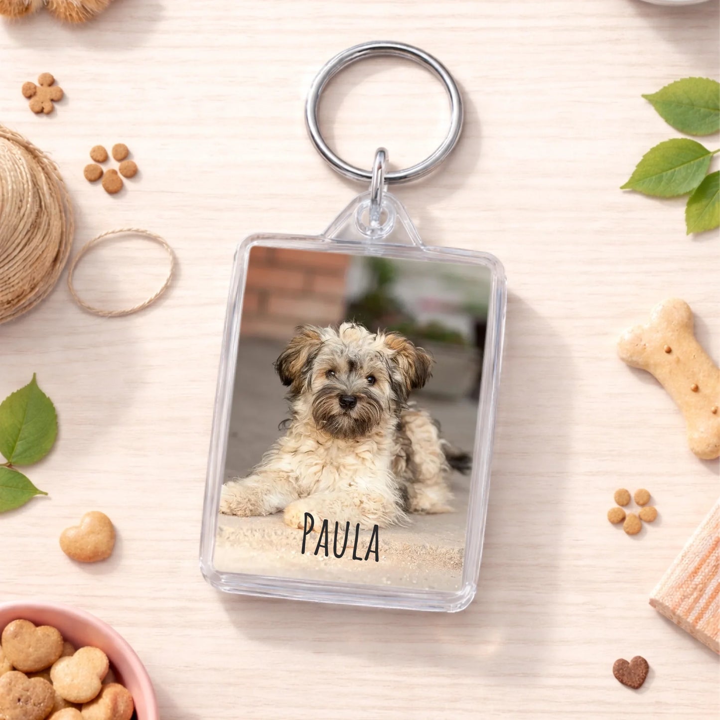 Pawtrait Love - Individueller Schlüsselanhänger