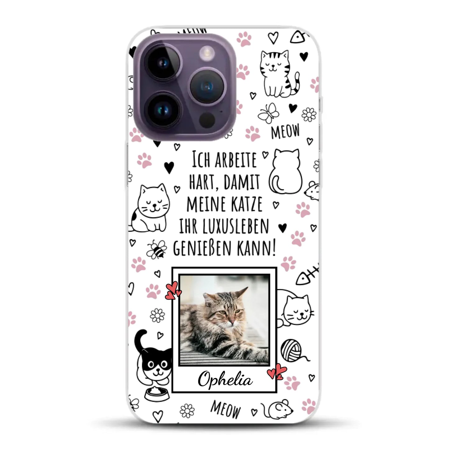 Luxuskatze - Individuelle Handyhülle für iPhone